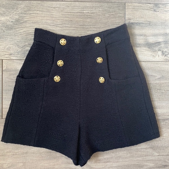 Zara Pants - Tweed high waisted Zara shorts